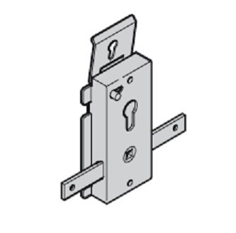 Schlosskasten Profil-Halbzylinder für Hörmann Tore